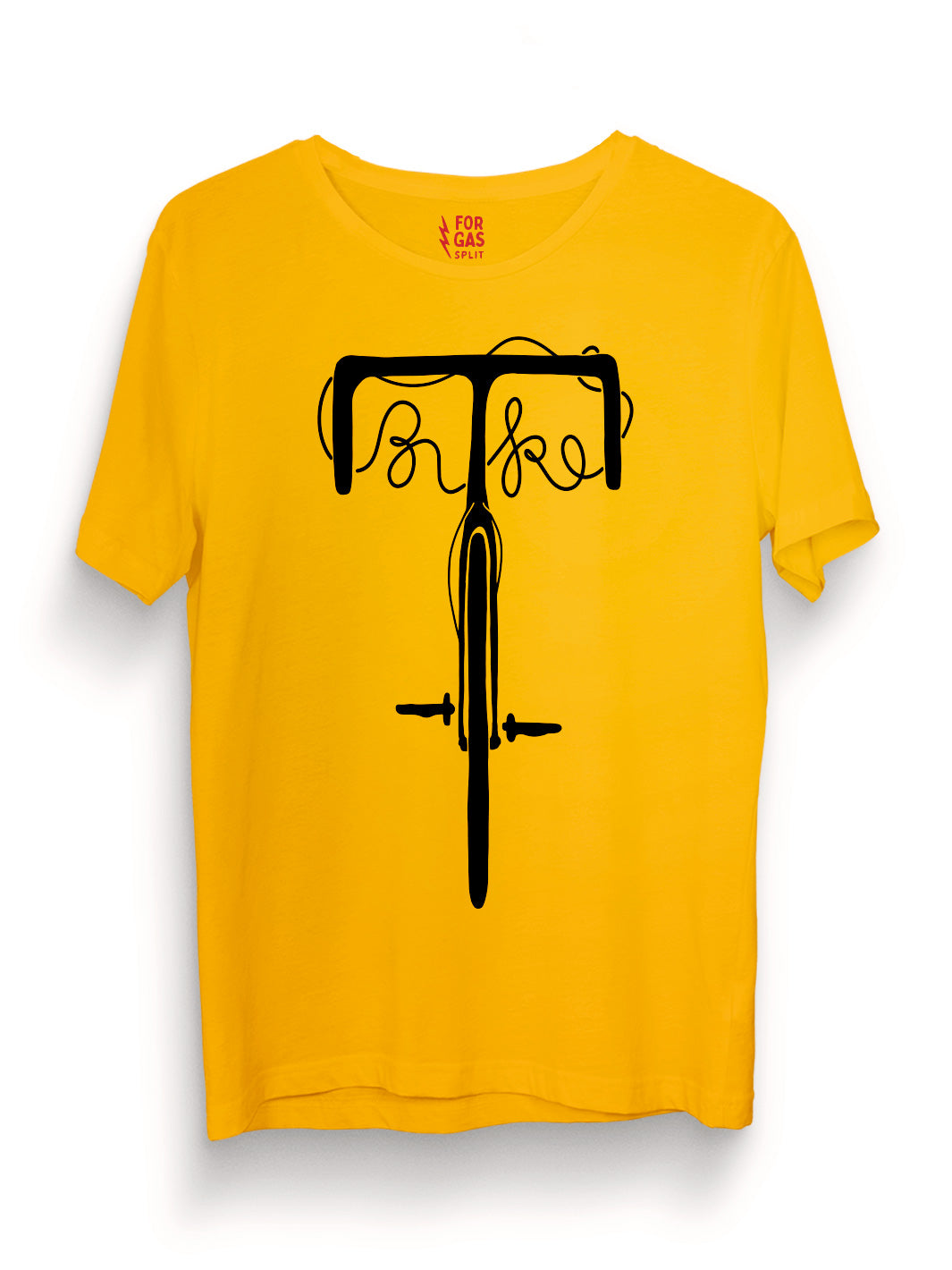 BIKE Tee Spectra Yellow 100% Organic Cotton T-Shirt