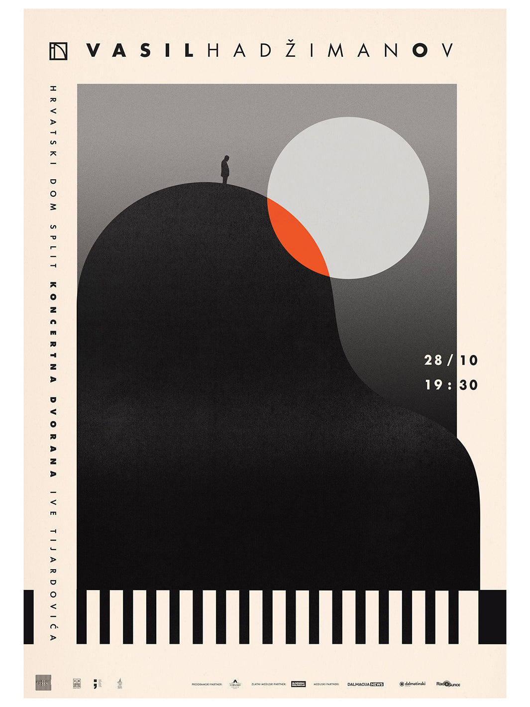 Vasil Hadžimanov Jazz Poster