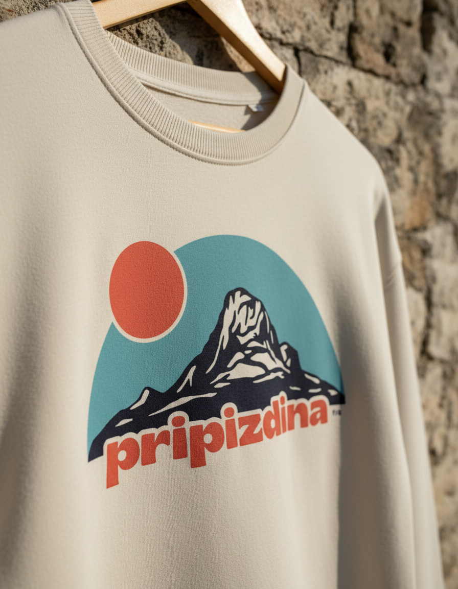 Pripizdina Raw Sweatshirt Graphic Detail