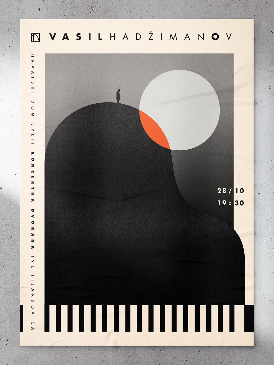 Vasil Hadžimanov Jazz Poster